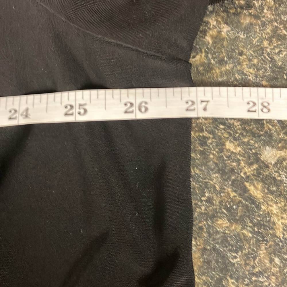 3/$15 ❤️ Cato 22/24 black V neck shirt with tie front and tab sleeve - Picture 5 of 8